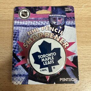 Vintage Pentech Hockey Puck 1.75" Pencil Sharpener NHL 1994 Toronto Maple Leafs